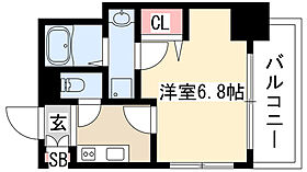 プレサンス広小路通パルス 1304 ｜ 愛知県名古屋市中区新栄３丁目（賃貸マンション1K・13階・22.92㎡） その2