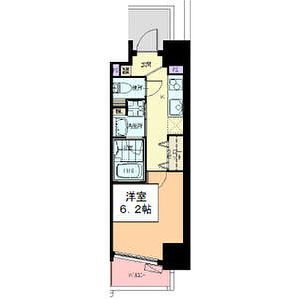 サンフィールド 201｜愛知県名古屋市西区幅下１丁目(賃貸マンション1K・2階・24.30㎡)の写真 その2