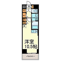 IWATSUKA　RISE 602 ｜ 愛知県名古屋市中村区畑江通８丁目（賃貸マンション1R・6階・30.07㎡） その2