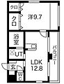 メゾンアンブリック3階9.9万円