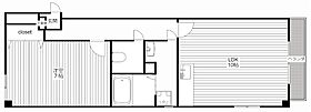 メゾンキャッスルヤード 2A ｜ 愛知県名古屋市西区城西３丁目（賃貸マンション1LDK・2階・45.60㎡） その2