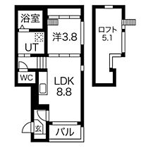 ル・ケレス八番町 202 ｜ 愛知県名古屋市熱田区八番２丁目（賃貸アパート1LDK・2階・32.20㎡） その2