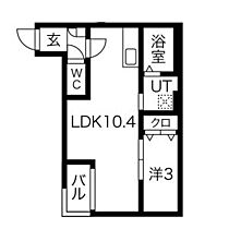 Warren matsushitaI 303 ｜ 愛知県名古屋市南区松下町１丁目（賃貸アパート1LDK・3階・31.66㎡） その1