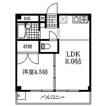 ラポールT 401 ｜ 愛知県名古屋市熱田区千年１丁目（賃貸マンション1LDK・4階・33.27㎡） その2