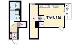 子犬のワルツ 203 ｜ 愛知県名古屋市南区呼続２丁目（賃貸アパート1R・2階・25.55㎡） その2