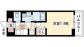 ドラゴンハイツ 203 ｜ 愛知県名古屋市南区鳴尾２丁目（賃貸アパート1K・2階・26.16㎡） その2