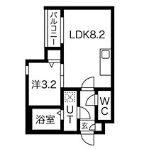 メイクスR元柴田公園 101 ｜ 愛知県名古屋市南区元柴田東町１丁目（賃貸アパート1LDK・1階・29.69㎡） その2