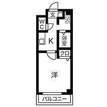 カーサ吹上 403 ｜ 愛知県名古屋市昭和区車田町２丁目（賃貸マンション1K・4階・24.71㎡） その2