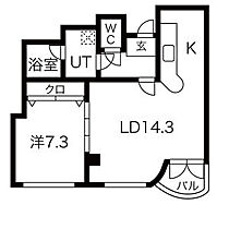 ニュークレス 2D ｜ 愛知県名古屋市昭和区山手通２丁目（賃貸マンション1LDK・2階・57.38㎡） その2