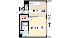 Casone asso(カゾーネアッソ) 208 ｜ 愛知県名古屋市中区錦２丁目（賃貸マンション1DK・2階・41.04㎡） その2