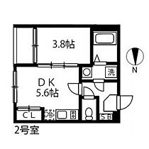 ハーモニーテラス野田IV 302 ｜ 愛知県名古屋市中川区野田１丁目（賃貸アパート1DK・3階・25.21㎡） その2