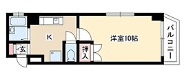 KII岡三ビル 405 ｜ 愛知県名古屋市名東区香坂（賃貸マンション1K・4階・29.65㎡） その2