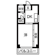 オーシマビル 401 ｜ 愛知県名古屋市名東区藤が丘（賃貸マンション1DK・4階・28.80㎡） その2