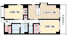 KANARE BLD. 401 ｜ 愛知県名古屋市名東区香流３丁目（賃貸マンション2LDK・4階・63.60㎡） その2