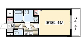 グローバルIII 407 ｜ 愛知県名古屋市名東区藤が丘（賃貸マンション1K・4階・28.35㎡） その2