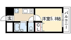 牧の里マンション 201 ｜ 愛知県名古屋市名東区牧の里１丁目（賃貸マンション1K・2階・17.55㎡） その2