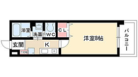 フジスター本郷マンション 502 ｜ 愛知県名古屋市名東区本郷３丁目（賃貸マンション1K・5階・24.51㎡） その2