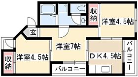 川島第一ビル 10A ｜ 愛知県名古屋市千種区今池南（賃貸マンション2LDK・10階・45.84㎡） その2