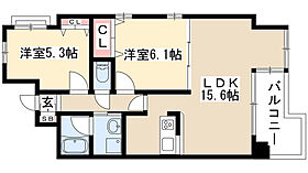 VERDE CUESTA(ベルデクエスタ)覚王山 301 ｜ 愛知県名古屋市千種区田代本通２丁目（賃貸マンション2LDK・3階・60.83㎡） その2