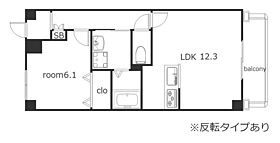 アステールＫ 402 ｜ 愛知県名古屋市西区坂井戸町（賃貸マンション1LDK・4階・44.93㎡） その2