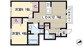 カーム ムサシ　Ａ棟 102 ｜ 愛知県長久手市武蔵塚（賃貸アパート2LDK・1階・61.12㎡） その2