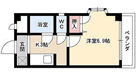 ヴァンベール桜山 205 ｜ 愛知県名古屋市瑞穂区中山町２丁目（賃貸マンション1K・2階・24.09㎡） その2