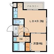 LeoAries 202 ｜ 愛知県名古屋市中村区若宮町４丁目（賃貸アパート1LDK・2階・32.15㎡） その2