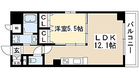 Wisteria(ウィステリア) 601 ｜ 愛知県名古屋市東区相生町（賃貸マンション1LDK・6階・40.53㎡） その2