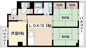 赤坪第2小菅ビル 506 ｜ 愛知県名古屋市南区赤坪町（賃貸マンション3LDK・5階・65.88㎡） その2