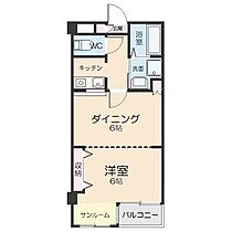 オオタ大針ビル 307 ｜ 愛知県名古屋市名東区大針１丁目（賃貸マンション1DK・3階・33.61㎡） その2