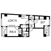 ハーティ則武 401 ｜ 愛知県名古屋市西区則武新町１丁目（賃貸マンション2LDK・4階・60.77㎡） その2