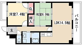 シティーコート翠雲 701 ｜ 愛知県名古屋市中区上前津１丁目（賃貸マンション2LDK・7階・66.30㎡） その2