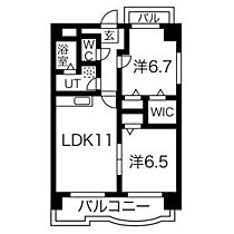 サンライズ八熊 302 ｜ 愛知県名古屋市中川区八熊１丁目（賃貸マンション2LDK・3階・55.30㎡） その2