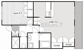 ストロベリー 301 ｜ 愛知県名古屋市西区市場木町（賃貸マンション1LDK・3階・45.98㎡） その2