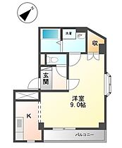 コーナーハウス 201 ｜ 愛知県名古屋市西区大野木１丁目（賃貸マンション1K・2階・31.22㎡） その2