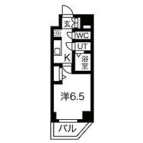 メイクス上前津III 802 ｜ 愛知県名古屋市中区橘１丁目（賃貸マンション1K・8階・23.01㎡） その2