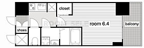 S-RESIDENCE熱田 407 ｜ 愛知県名古屋市熱田区横田１丁目（賃貸マンション1K・4階・22.04㎡） その2