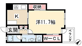 ARTE COUR(アルテクール) 205 ｜ 愛知県長久手市砂子（賃貸マンション1K・2階・46.28㎡） その2