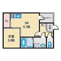 ハーモニーテラス道下町II 302 ｜ 愛知県名古屋市中村区道下町３丁目（賃貸アパート1DK・3階・25.42㎡） その2