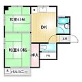 石坂ハイツ4階4.3万円
