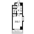 キャッスルワタナベ4階4.3万円
