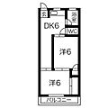 鹿子ハイツ3階4.6万円