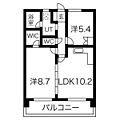 レインボーピア上小田井3階8.2万円