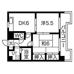 間取図画像 2DK