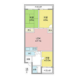 間取図画像 3LDK