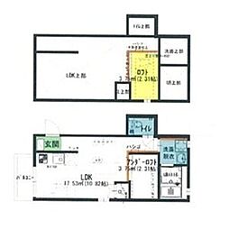 La Luce名駅南 (ラ・ルーチェ名駅南) 2階1Kの間取り