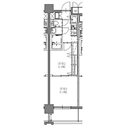 S-RESIDENCE上社aureate(オリート) 1階2Kの間取り