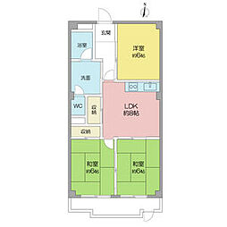 間取図画像 3LDK