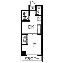 間取図画像 1DK