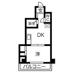 間取図画像 1DK